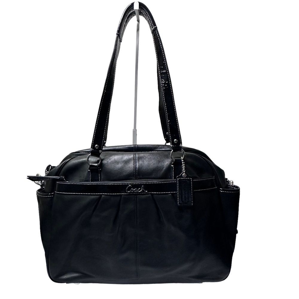 COACH Addison Black Leather Baby Bag/Tote